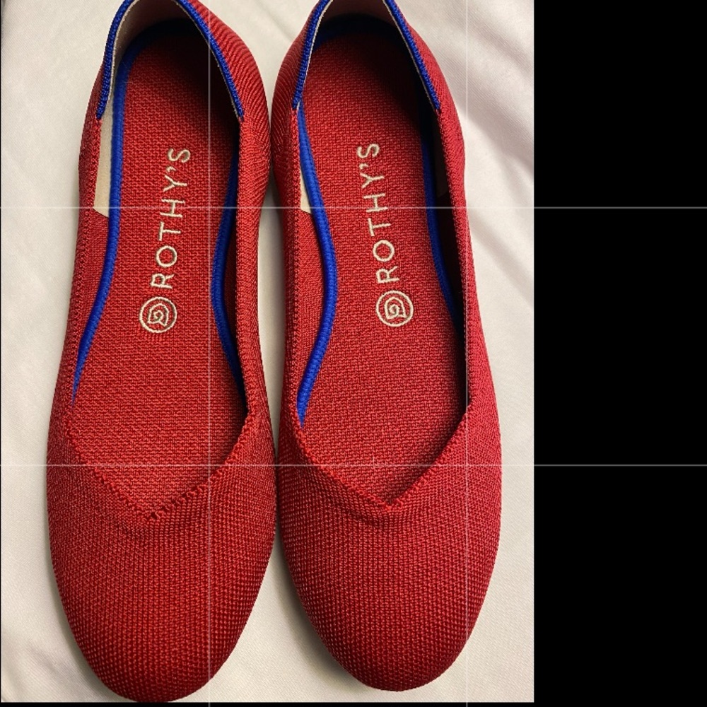 Rothy’s Cardinal Red Flats
